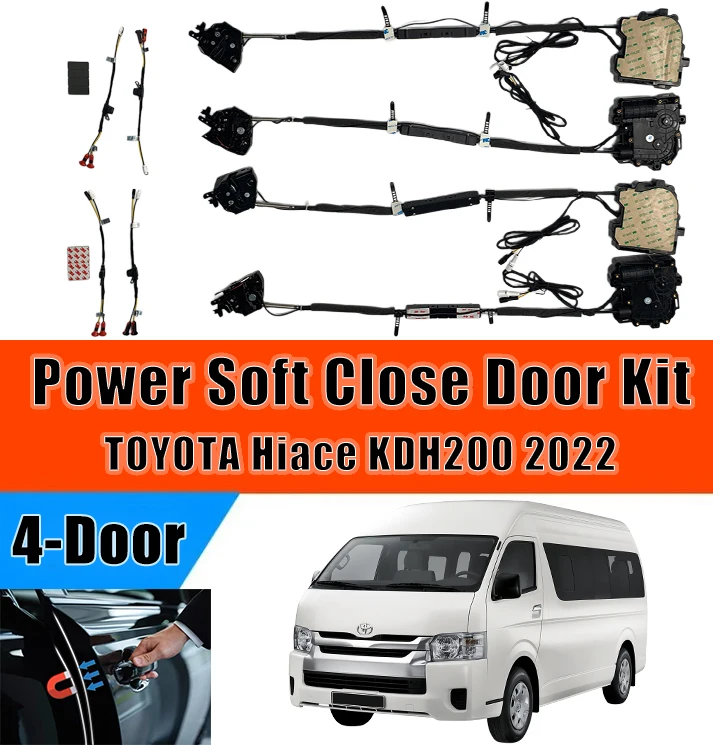 Xcar for Toyota Hiace  kdh200 2022 Car OEM Automatic Soft Close Door Electric Suction Kit Auto Power Closing