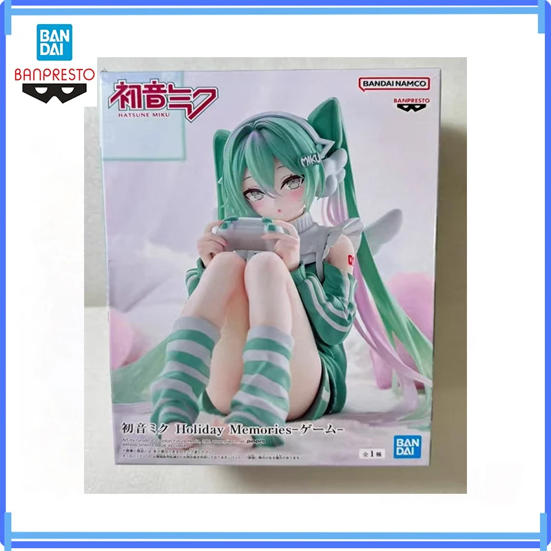 バンダイ-在庫あり-正規品-バンプレスト-ホリデーメモリーズ-初音ミク-ゲームフィギュア-アニメモデル-箱入りおもちゃ-ギフト