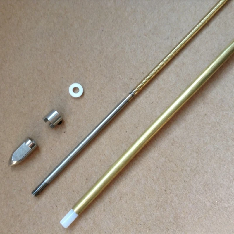 350mm/400mm 4mm Integrated Flex Shaft Set, FWD/REV Drive System for Brushless RC Boat