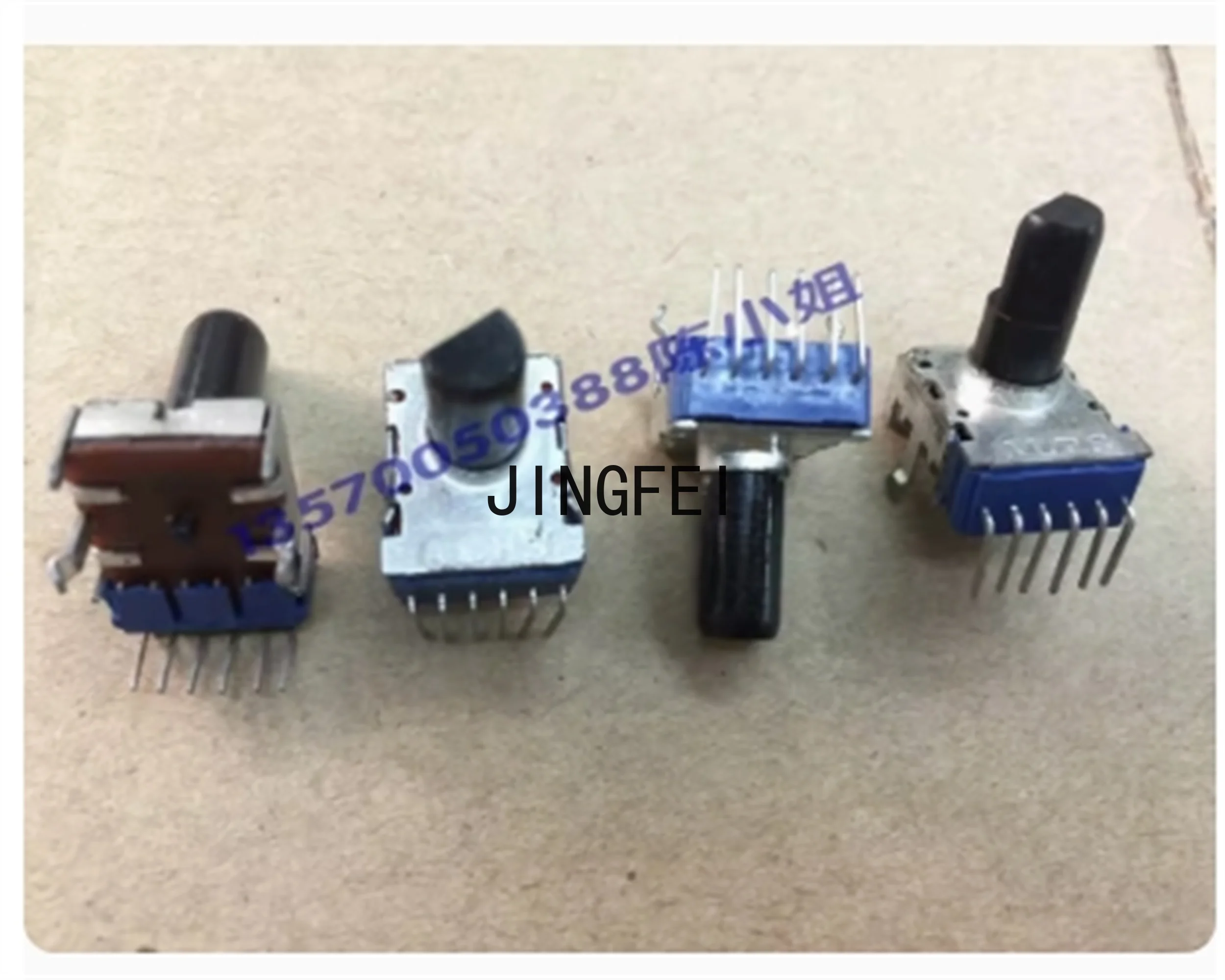 1 PCS ALPS Japanese RK12 B10k volume knob potentiometer with 6 pins for instrument electronic percussion board shaft length 14