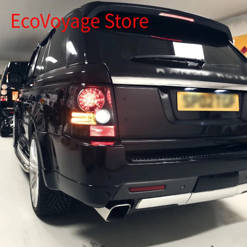 Per Land Rover Range Rover Sport 2005 2006-2013 Fanale posteriore a LED Edizione nera Arresto posteriore Indicatori di direzione Fendinebbia Luci di stop