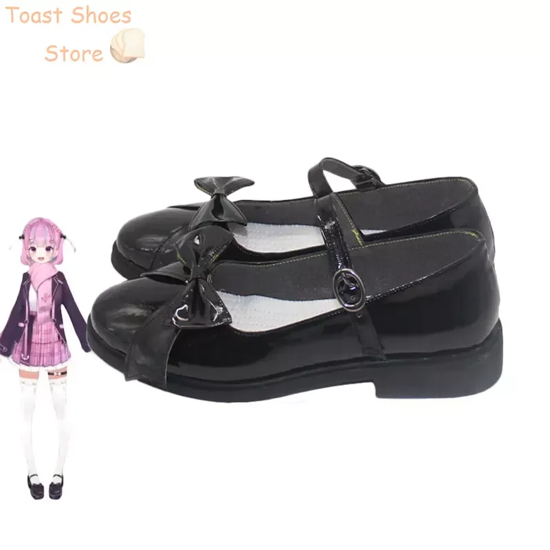 Minato Aqua PU couro Cosplay sapatos, Botas de Halloween e Carnaval, Traje Prop