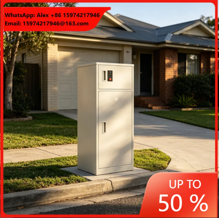 Anti-Theft Smart Parcel Mailbox With Camera & App Control, Dual-Compartment Secure Delivery Box, WiFi/Bluetooth Remote Access