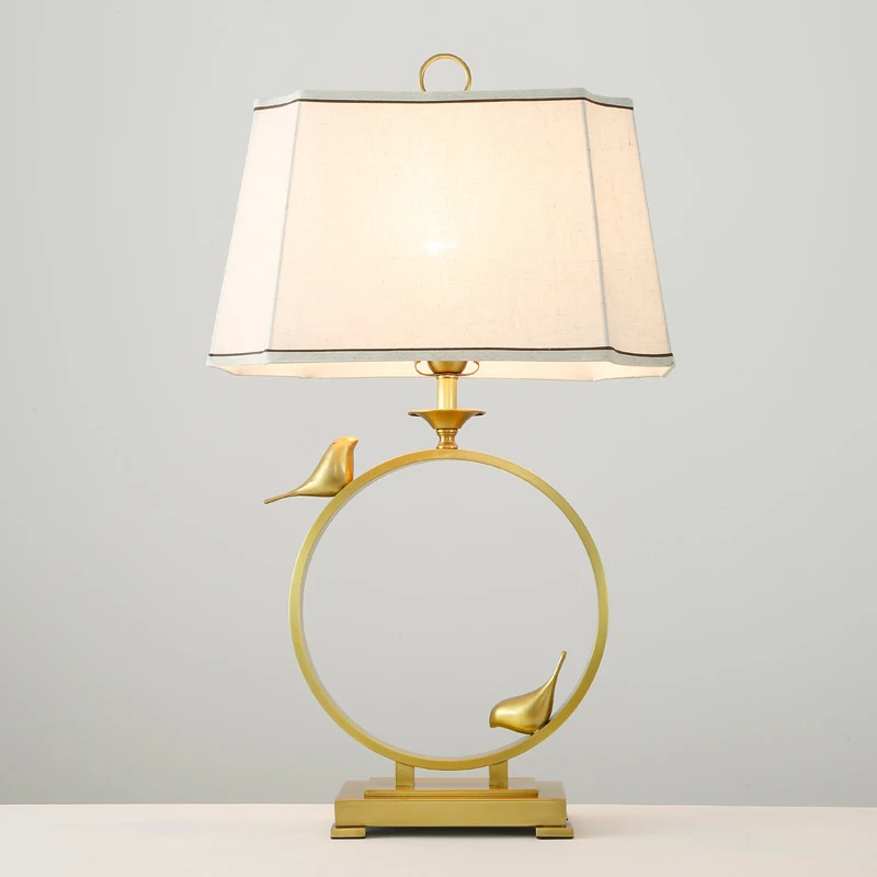New Chinese Style Personalized Decorative Desk  Homestay Hotel  Lamp Retro Decoration Piece Bedroom Bedside Lamp