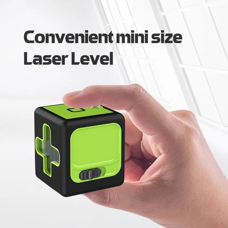 BORKA Mini 2-Line Self-Leveling Laser Level Green Light For Construction
