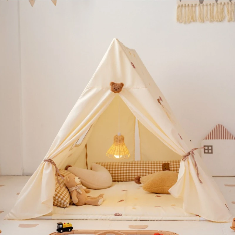 Indoor Kinder Spielzeug Zelte Atmungsaktive Fenster Spiele Spielen Sicheres Kind Kleines Haus Schlafen Spielzeug Zelt Mädchen Prinzessin Tuch Häuser