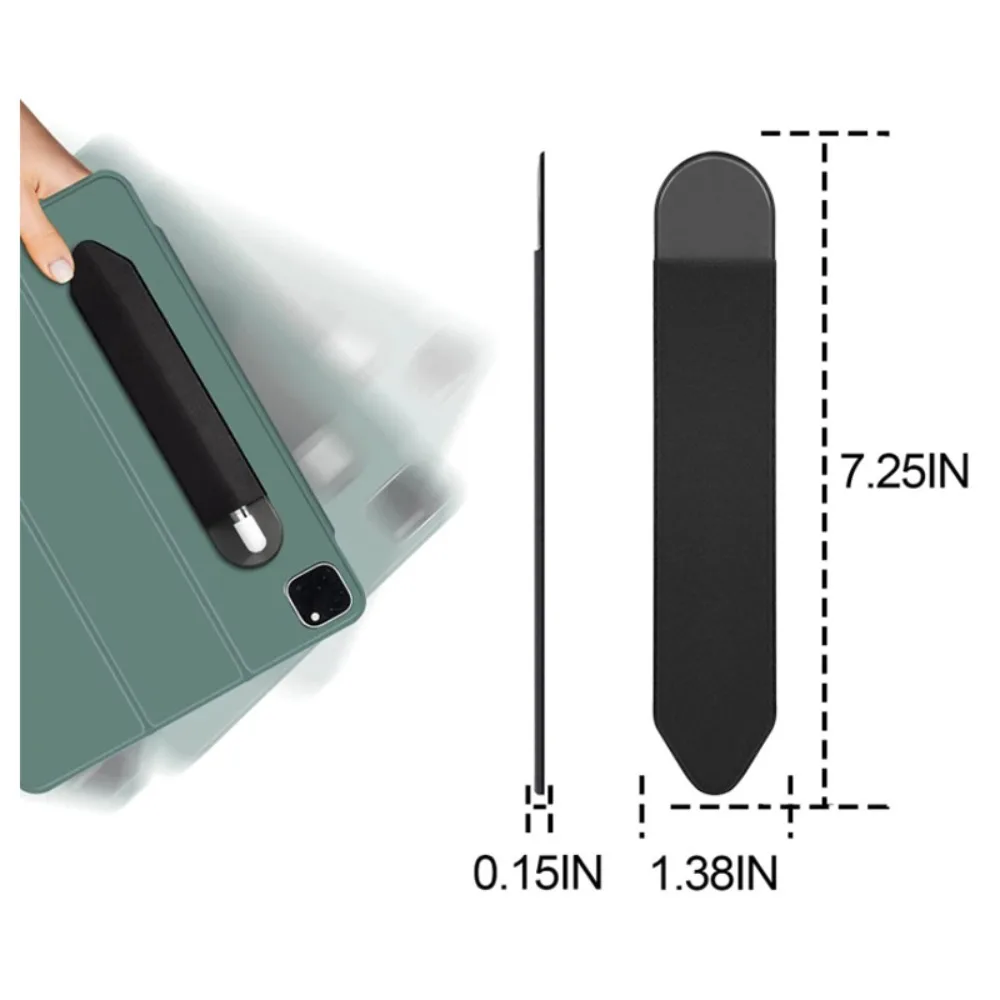 1 Pc Elastic Cloth Tablet Pen Sleeve Touch Screen Pen Case Multiple Colors Pencil Pouch Self Adhesive Stylus Pen Storage