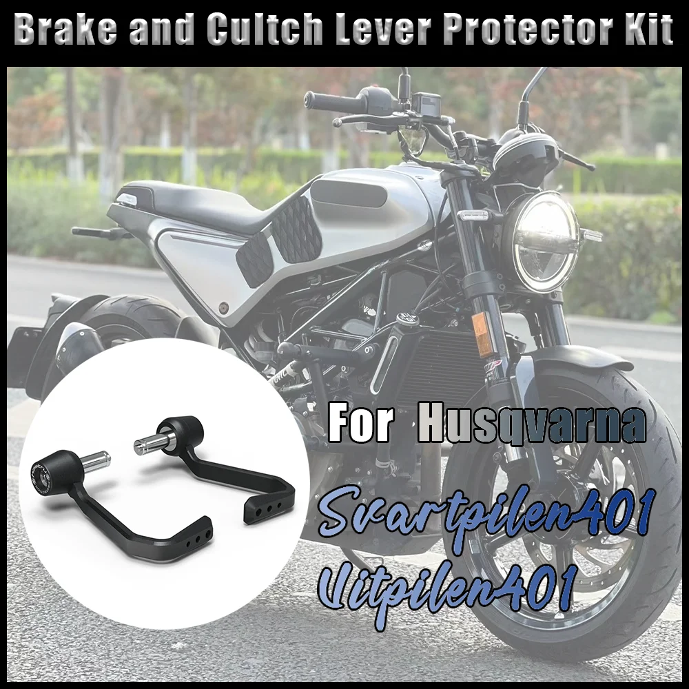 Motocicleta Hand Guard para Husqvarna Svartpilen401 Vitpilen401, Brake e embreagem Lever Protector Kit, Brake Clutch Lever protetora