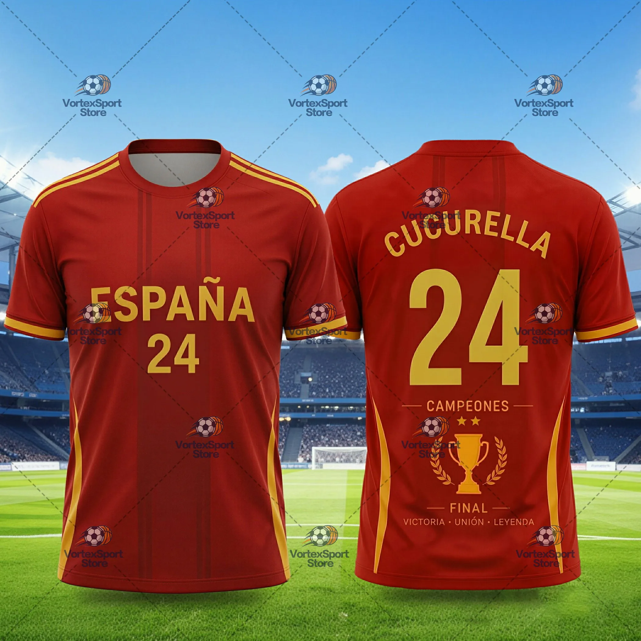 Yamal 2026 Nr. 19 Fußball Schnelltrocknendes T-Shirt Eltern-Kind Kurzarm Rundhals Spanien Fußballmeisterschaft Feier-Trikot – Detail 8