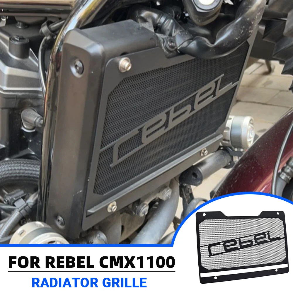 

2023 for Honda Rebel Cmx1100 CMX 1100 Rebel1100 2021 2022 Motorcycle Accessories Radiator Grille Guard Engine Cooler Grill Cover