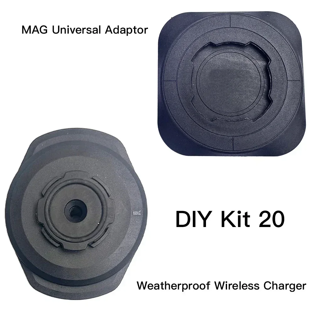 Manubrio del motociclo supporto per forcella supporto per telefono uso smorzatore di vibrazioni MAG adattatori universali caricabatterie Wireless freno a specchio