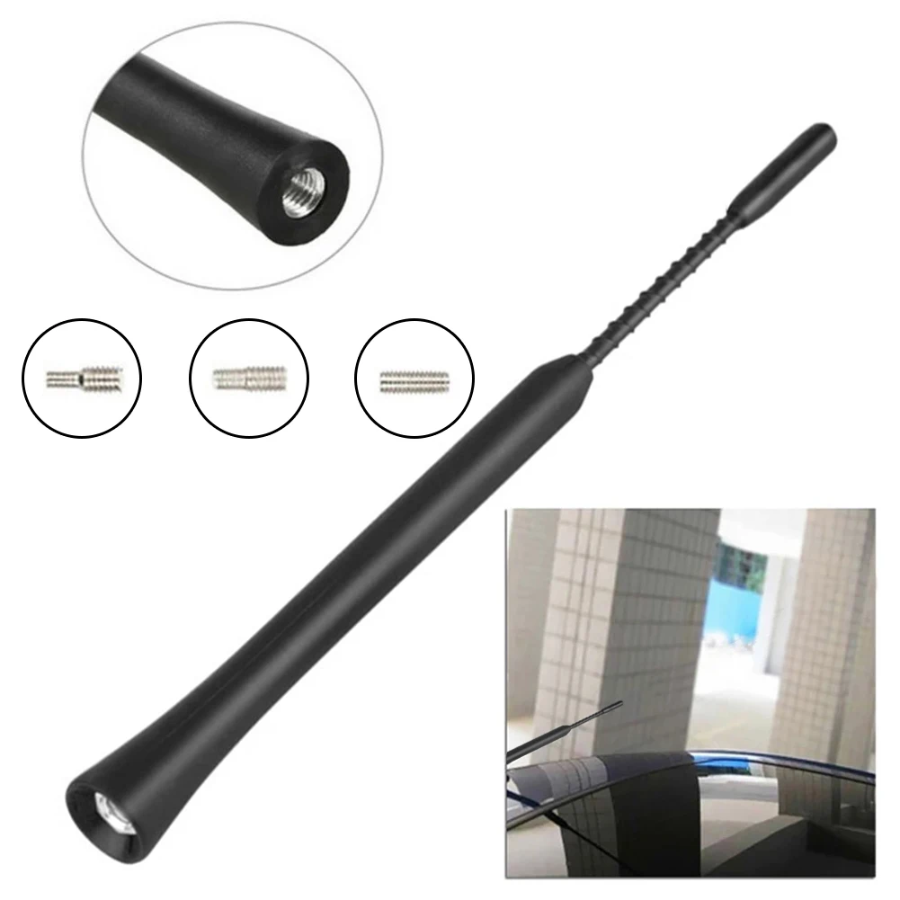 Autoantenne, universeller Auto-Dachantenne-Ersatz, 9-Zoll-Autoantenne-Mast, Anti-Lärm Beesting FM-Radio-Antenne für Auto