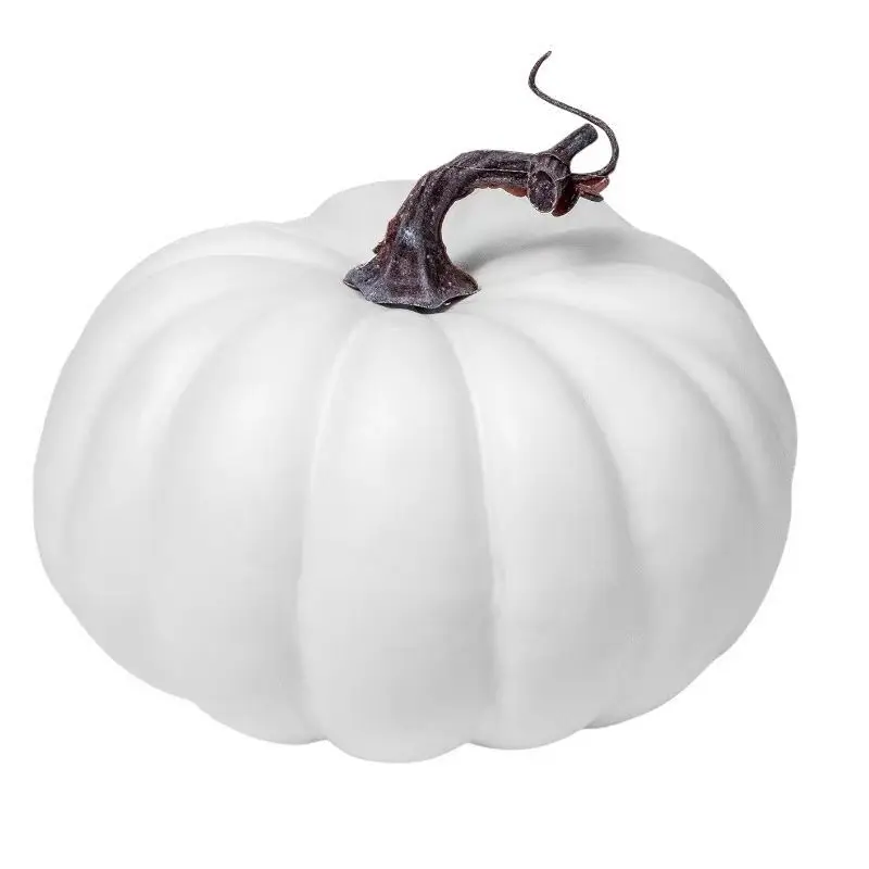 

Simulation large pumpkin model DIY white pumpkin decoration fall harvest Halloween Thanksgiving party decorations