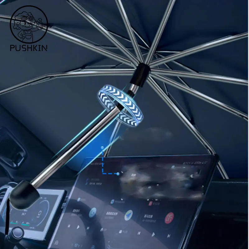 สําหรับ XPENG G9 xiaopeng G9 2023 2024 2025 กระจกรถยนต์บังแดดพับร่ม amry ด้านหน้าฉนวนกันความร้อนอุปกรณ์เสริม