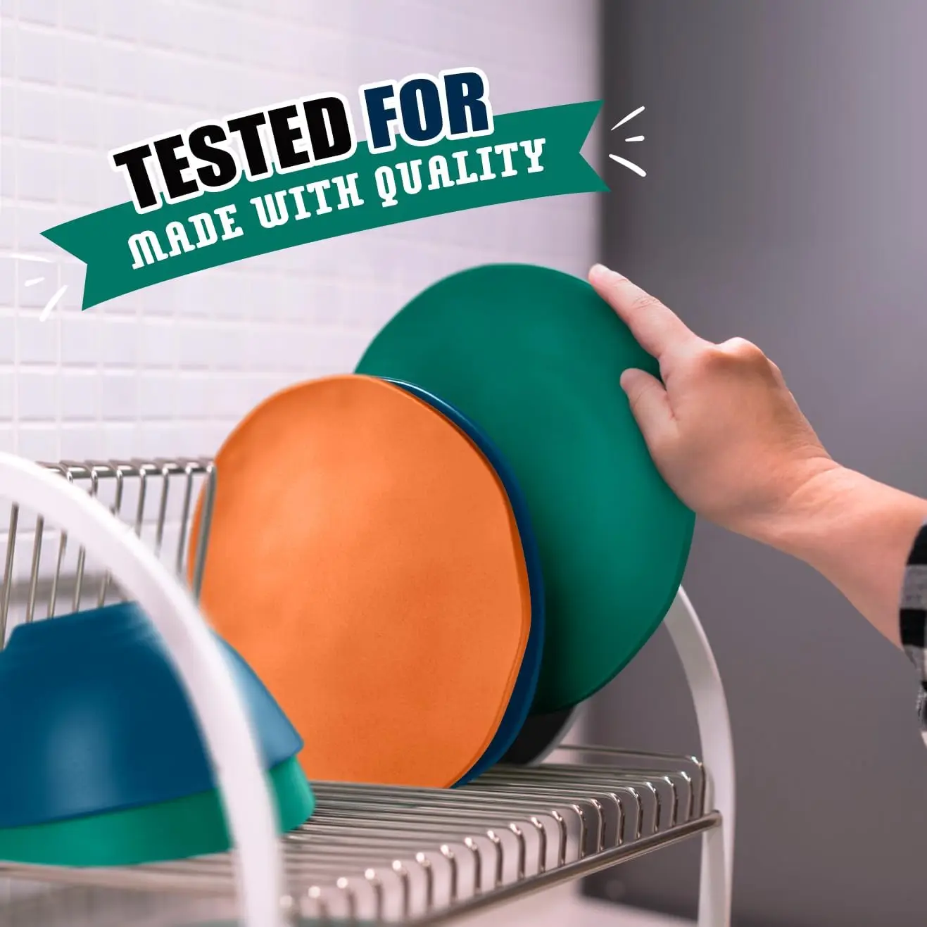 طقم أواني طعام بلاستيكية من قش القمح مكون من 32 قطعة، خدمة لـ 8 أشخاص، أطباق عشاء، طبق حلوى، أوعية حبوب، أكواب، غير قابلة للكسر