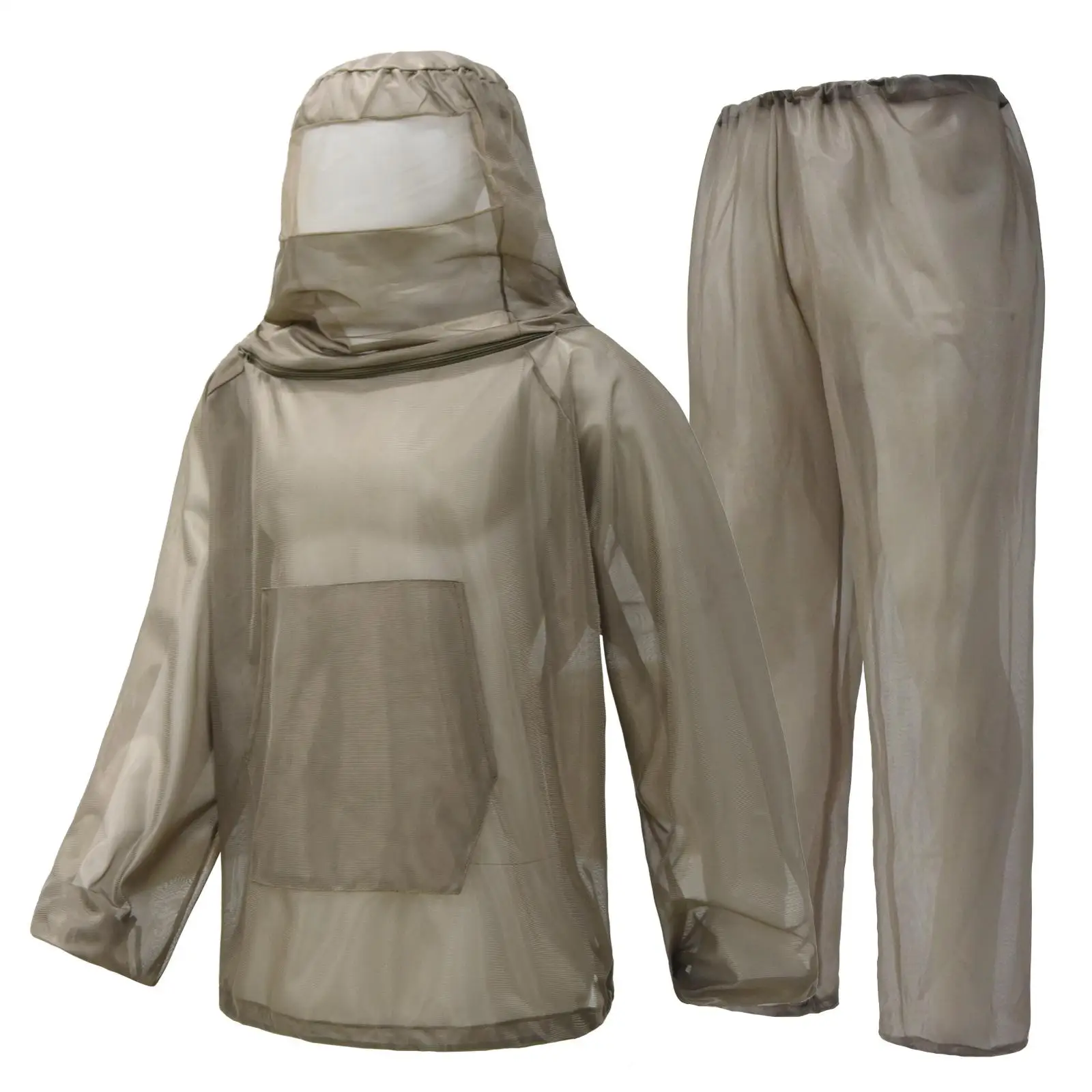 Kids Adults Beekeeping Suit with Hood Breathable Full Body Protective Outfit Bee Keeper Pants Top for Outdoor Work Kids Adults Beekeeping Suit with Hood Breathable Full Body Protective Outfit Bee Keeper Pants Top for Outdoor Work