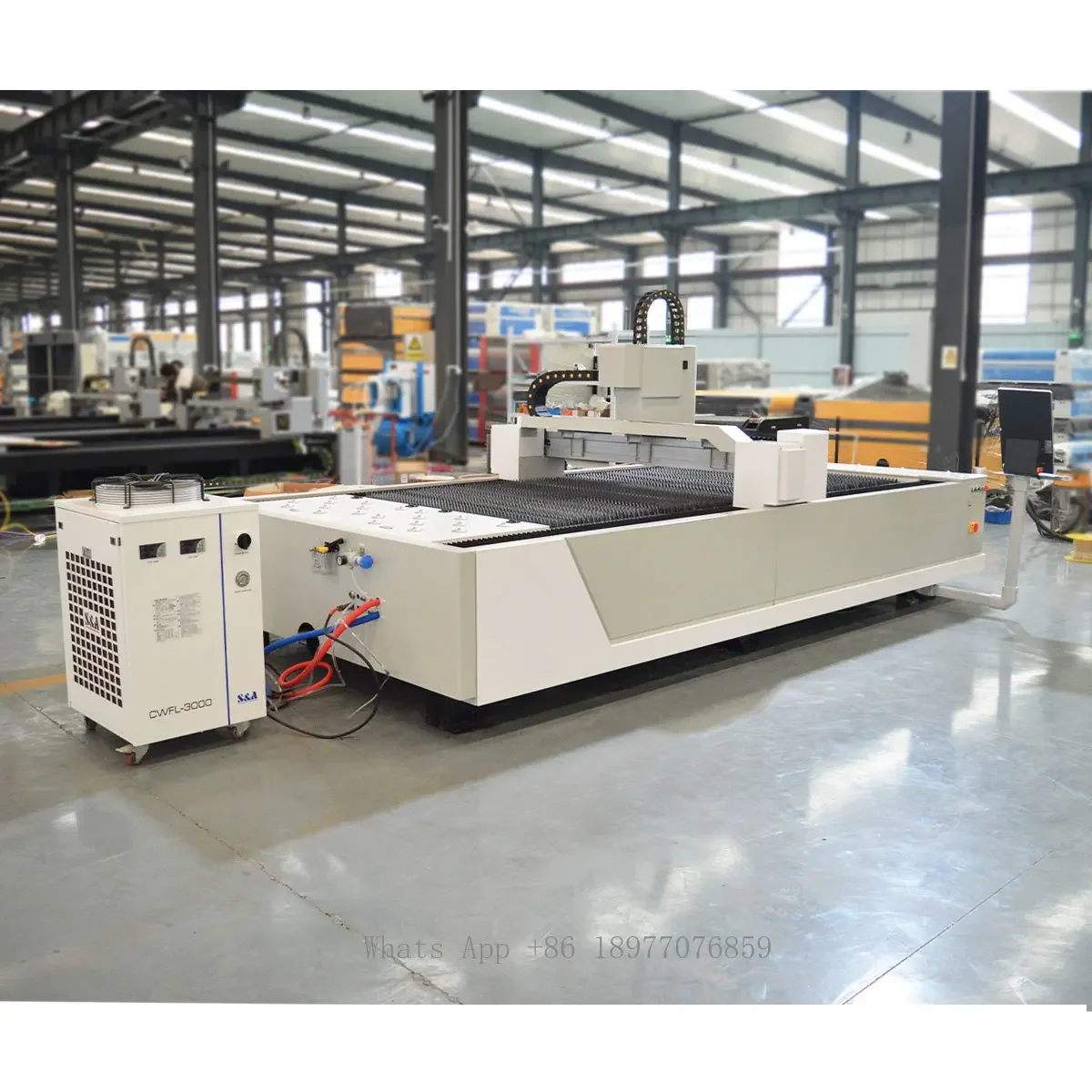 3015 CNC Fiber Laser Metal Cutting Machine 2000W-6000W Raycus Raytools Source Automatic Servo Motor Stainless Brass Used