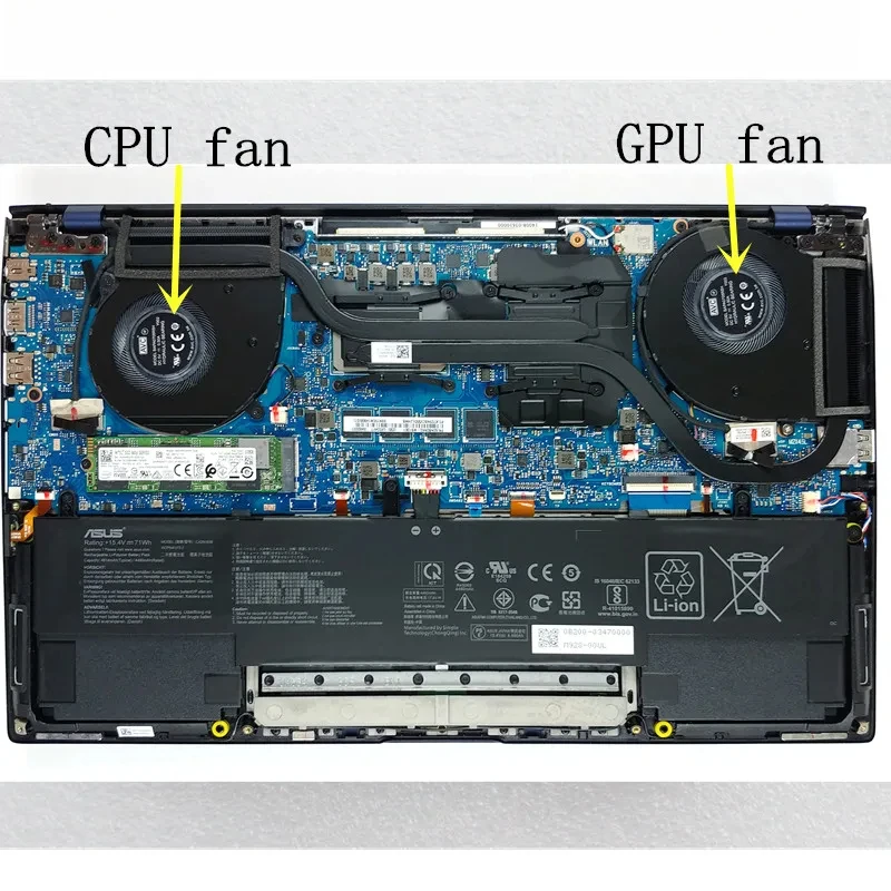 Nuovo Originale Ventola Di Raffreddamento Della CPU Del Computer Portatile Per ASUS ZenBook 15 UX533F UX533FD UX534F UX534FTC Flip UX563F UX563FD BAPA0705R5H Y002 Y003