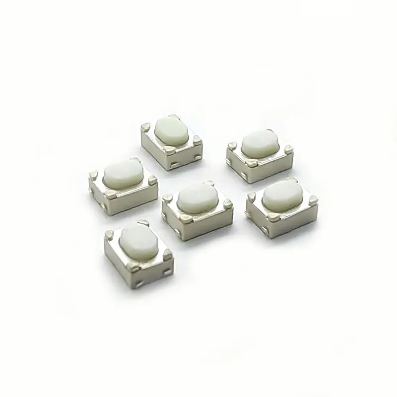 Microinterruptor táctil SMD, 3x4x100mm, 3x4x2,5mm, 2,5 unids/lote