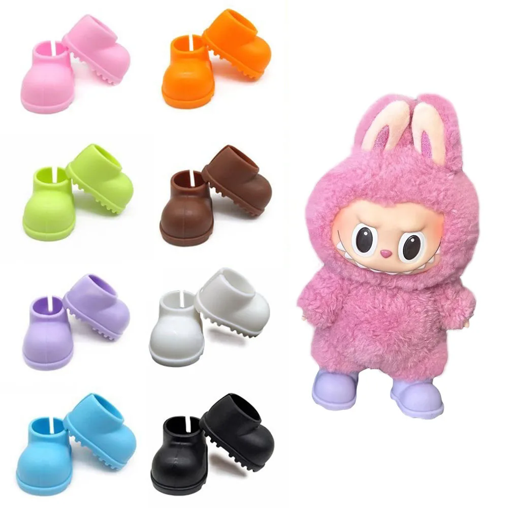 V1 V2 Labubu Doll Shoes Color 17cm Labubu Doll Boots Cute Boots Accessories Casual Shoes for Playtime