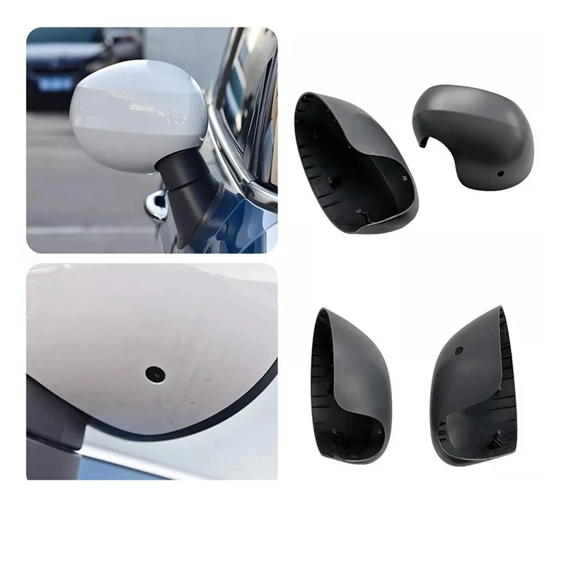

1Pair Priming Rearview Mirror Shell Housing 51169881537 51169881534 For BMW MINI F54 F55 F56 F57 Side Door Mirror Cover