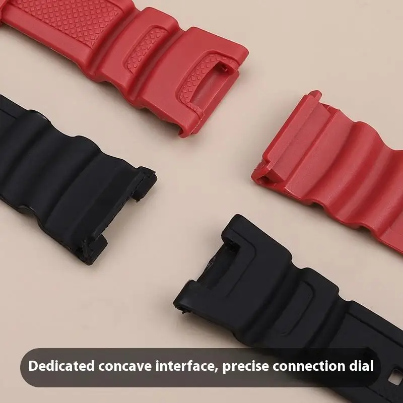 Pour mol G-shock Série SGW-100 Silicone Bracelet De Montre Étanche dehors Bracelet sgw-100 Noir Rouge Bracelet De Montre Doux