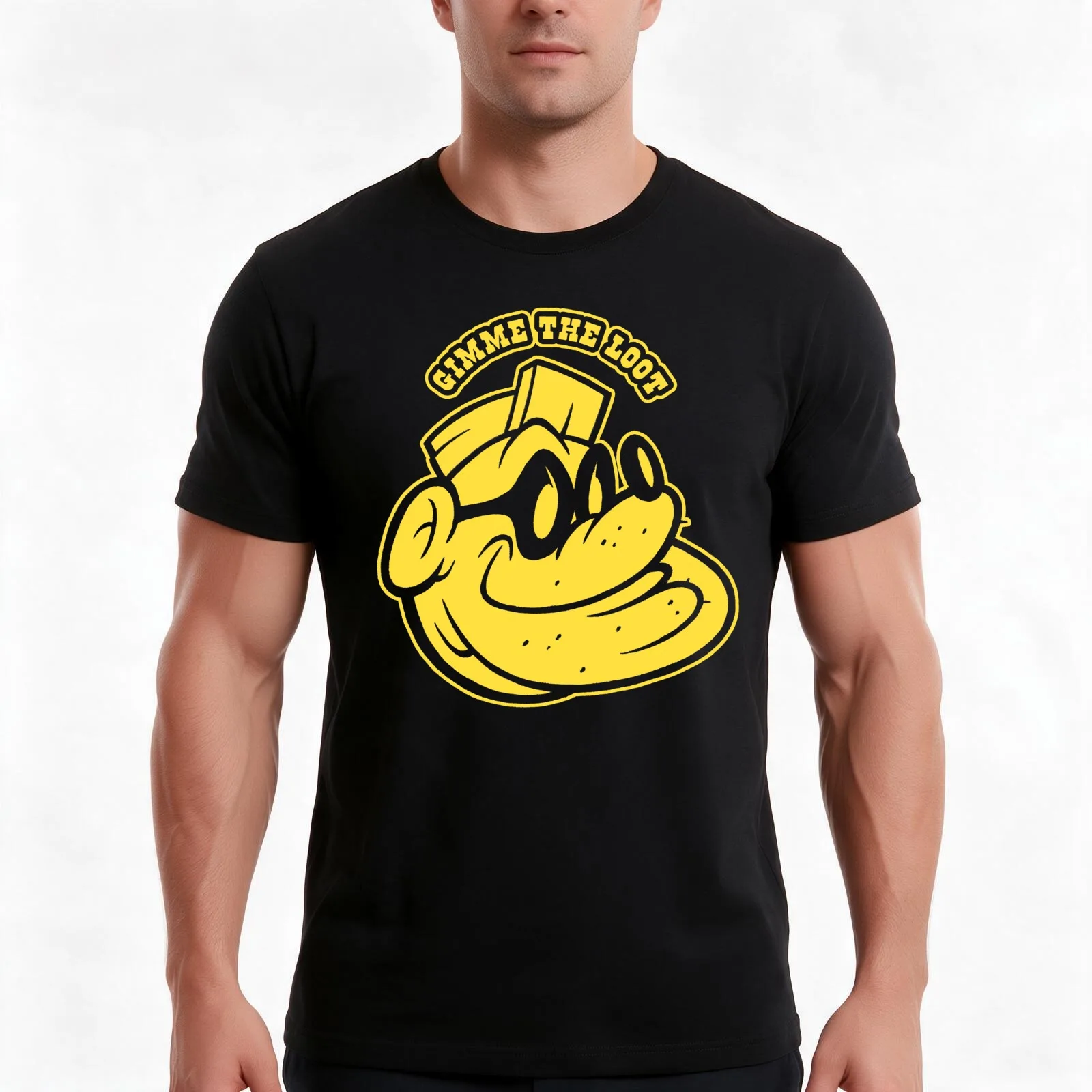 Gimme the Loot T-Shirt Summer Casual Cotton Tee Oversized Streetwear Tops Vintage Graphic Print Loose Fit Short Sleeve