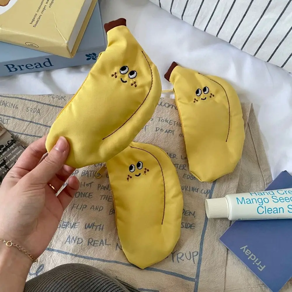 Coin Pouch Canvas Coin Purse Coin Bag Korean Style Banana Wallet Small Wallet Mini Storage Bag Earphone Storage Bag Children