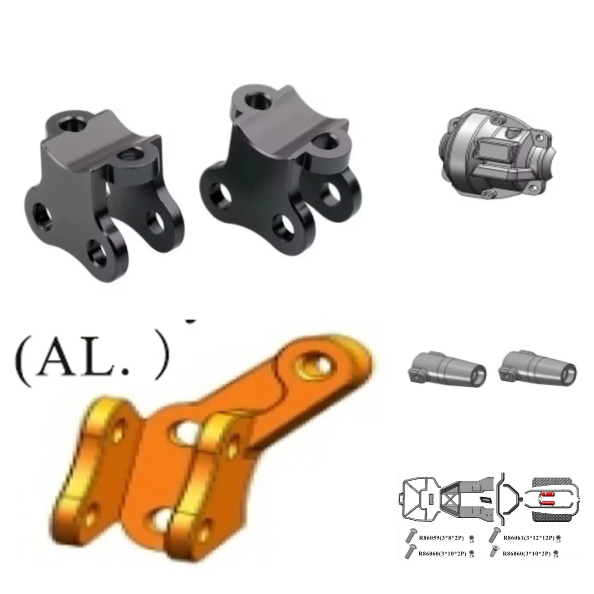 

Запасные части RGT R86328 P860002 P860005 P860006 P860008 для EX86181 EX86120 EX86110 EX86010JK/CJ EX86100 1/10 RC Scale Crawler