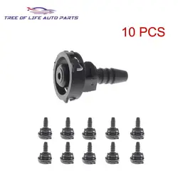 1/2/5/10X Vent Hose Pipe Deputy Kettle Water Pipe Exhaust Pipe Connector For Mercedes Benz ID 6MM Radiator Water Box Connector