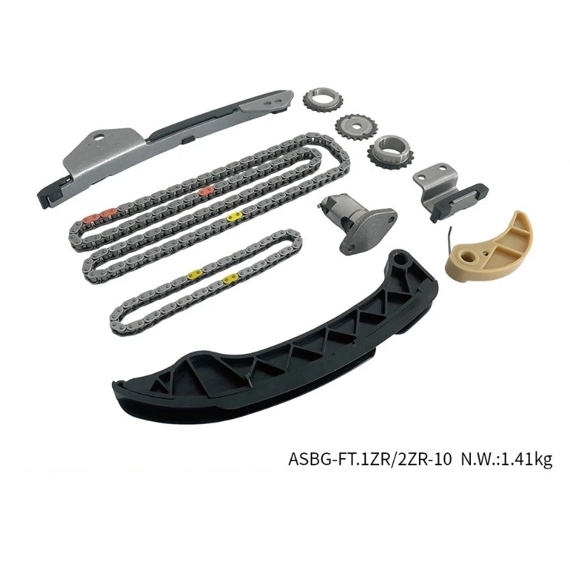 ASBG-FT.1ZR/2ZR-10 Timing Chain Kit 10 Pcs For 1ZR 2ZR Engine Durable New Timing Parts