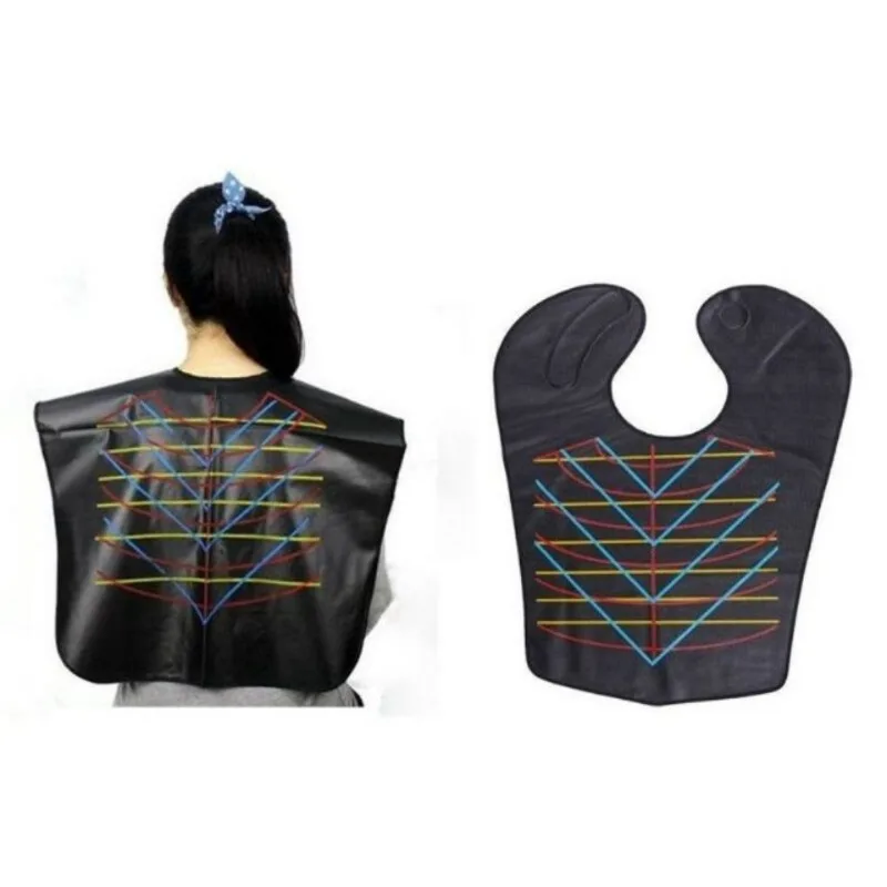1pcs Haircut Wrap Hairdressing Shawl Silicone Hair Cutting Cape Styling Professional Waterproof Salon Hair Dye Neck Collar