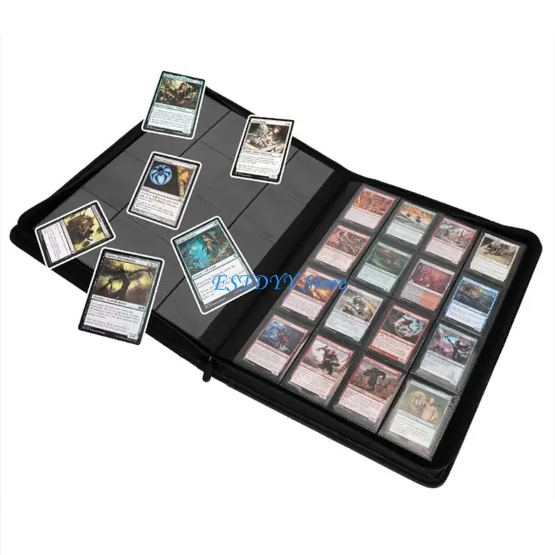 G6DE Full 16 Section Card Storage Book Accommodates 1000 Items Synthetic produced
