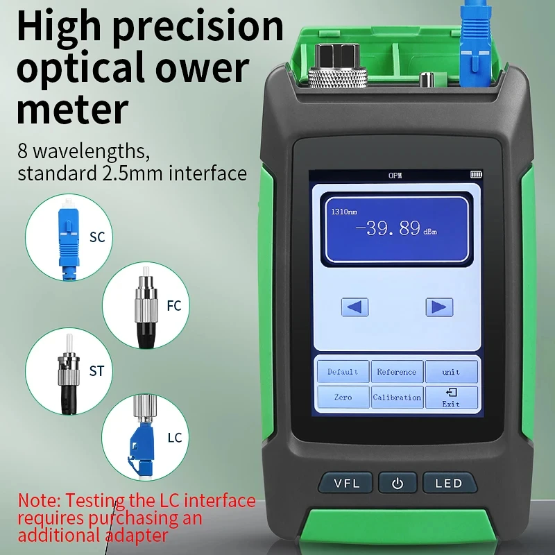 

Мини-тестер оптоволоконного кабеля OTDR 80 км 1310/1550 нм 24/22 дБ Многофункциональный оптический рефлектометр во временной области Тест на потерю