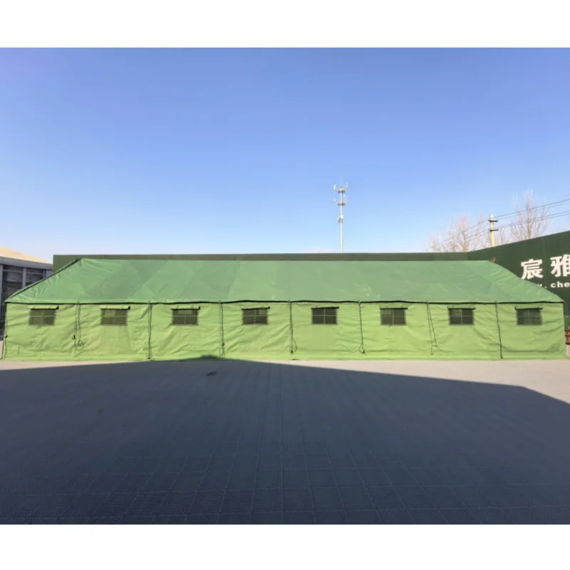 Best Four Seasons 100 Person South Africa Tent Large  Waterproof Canvas Tent with Steel Frame Double Layers
