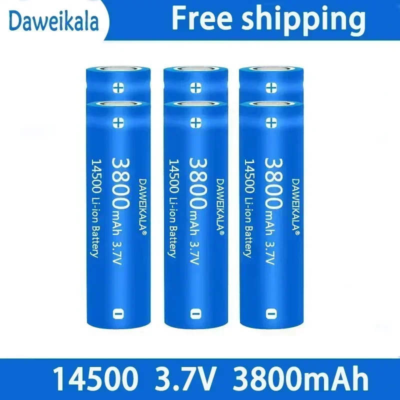 14500 3.7V 3500mAh Rechargeable Li-ion Battery for Electric Toothbrushes, Razors and Barber Tools, Replacement Battery Cell