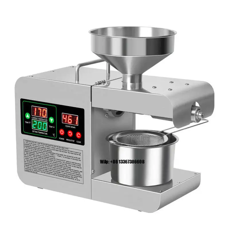 New Product  Coconut Processing Mini Oil Press Sunflower Sesame Oil Press