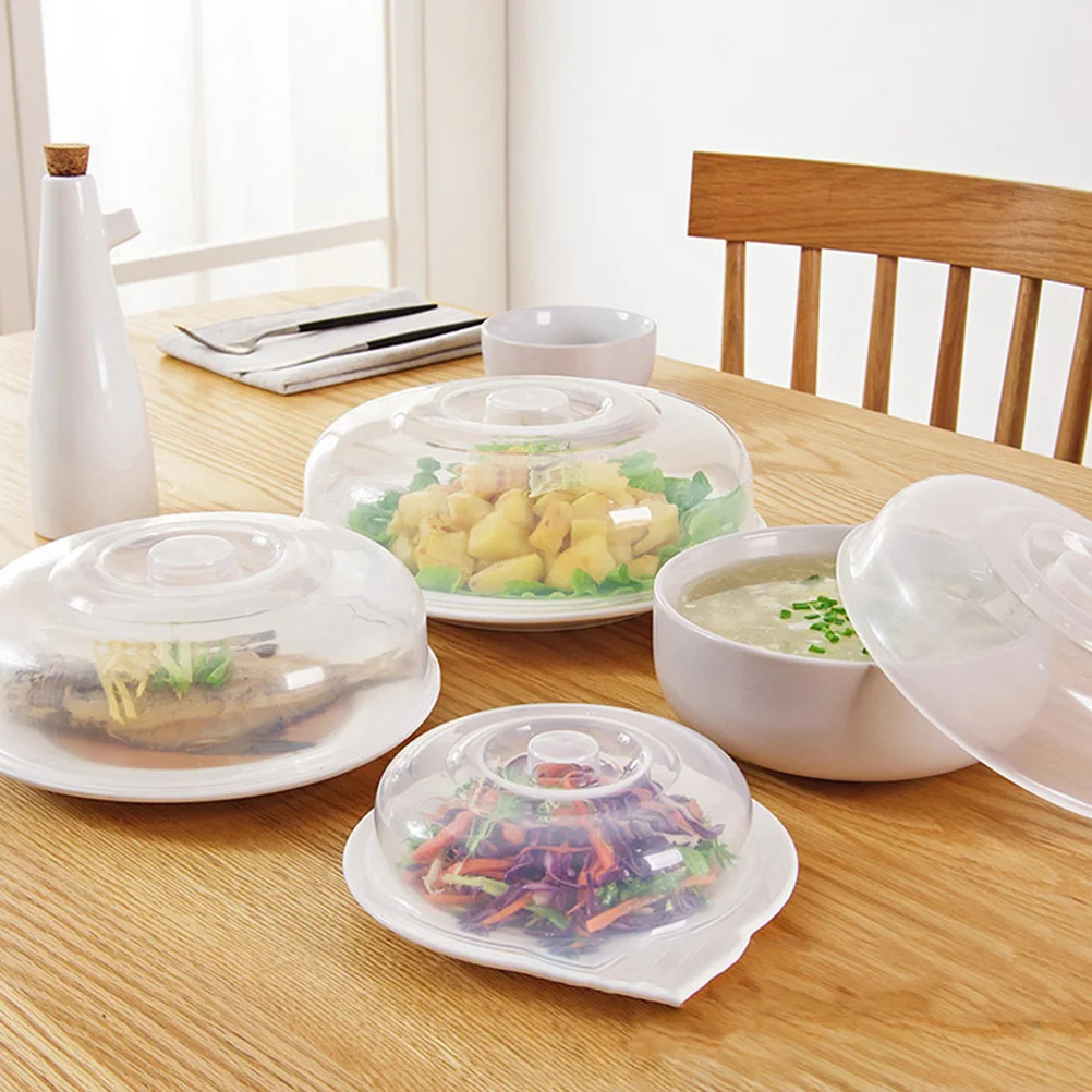 

4pcs Food Premium Plastic Foldable Fresh-Keeping Cover For Kitchen Bbq Picnic Protective Meal Cover Household Table Accessory