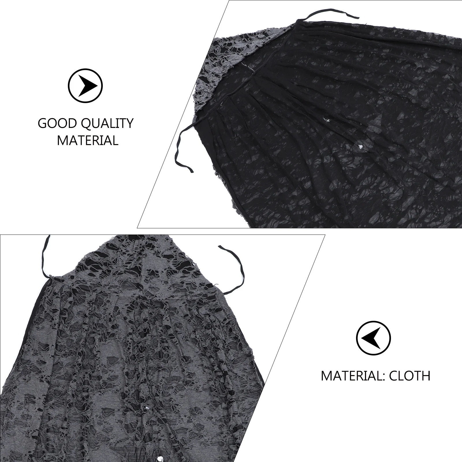 

Halloween Cosplay Cloak Creative Cape Performance Costume Premium Material Durable Fun Mysterious Atmosphere Stage