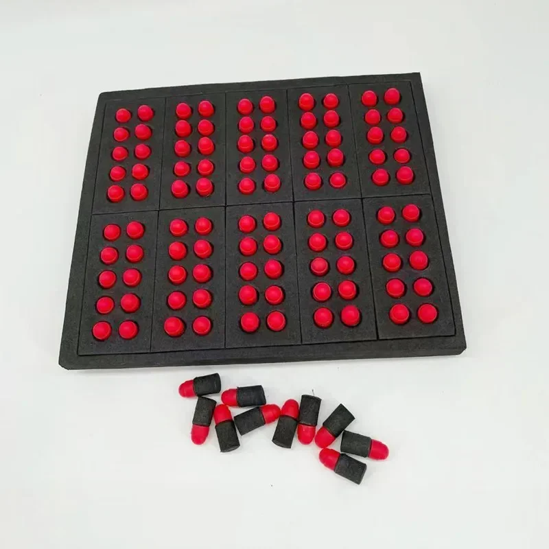 ลูกบอลยางอีวีเอ AY100 ชิ้น ขนาด 7*1.6 มม. สำหรับปืนอัดลม (ไม่ใช่พลาสติกแข็ง) ใช้กับปืนอัดลมและเพ้นท์บอล