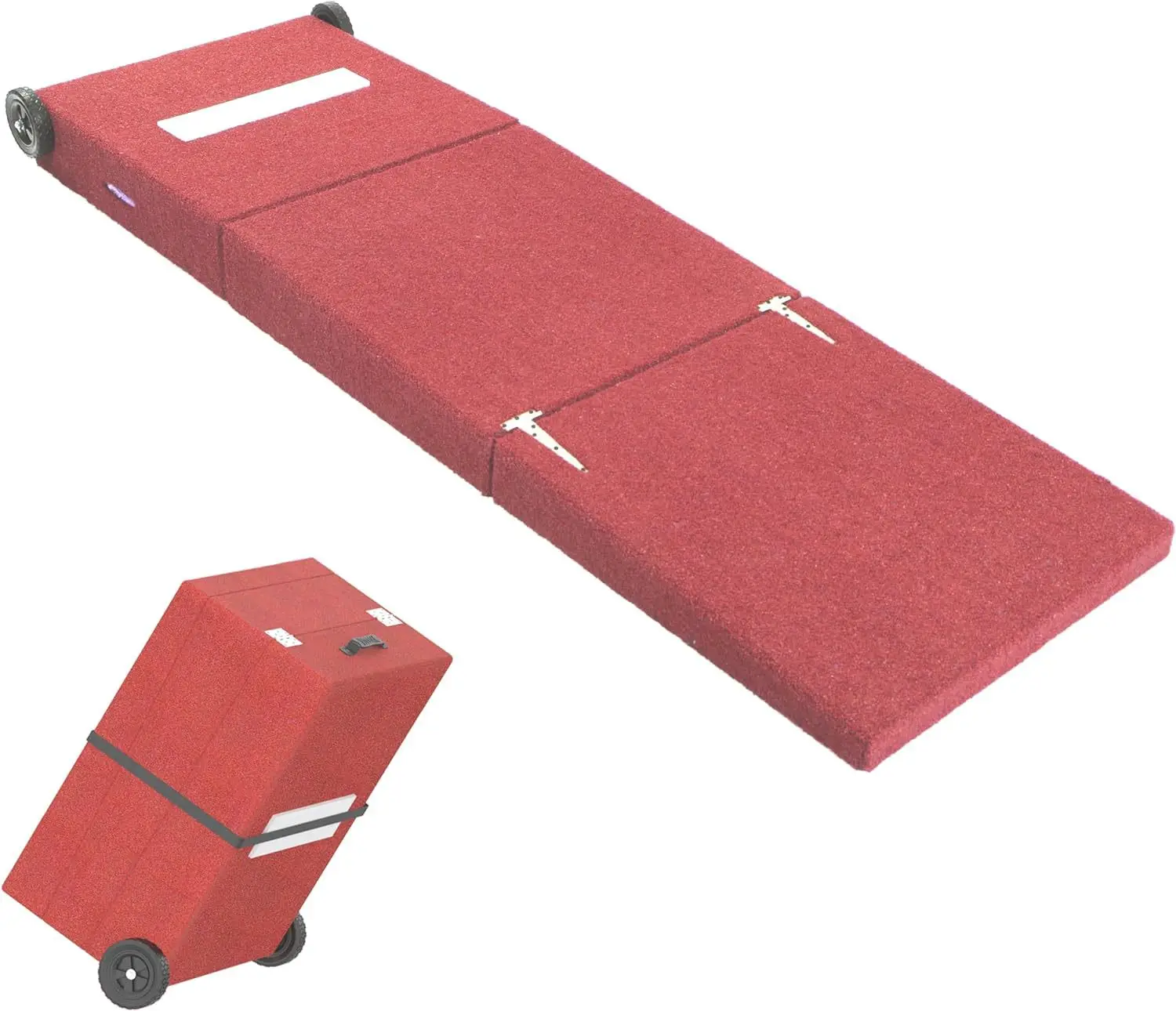 Non-slip Throwing Pitch Portable Practice Ball Mat Pitcher Hitting Training Mat Softball Hitting Mat