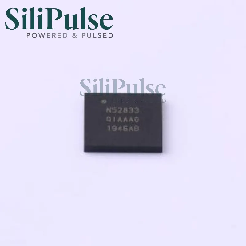 (1-10pcs) NRF52833-QIAA-R 73-QFN（7x7） 100% Original In Stock IC-RF-TxRx-+-MCU- -v5.1-Thread-Zigbee®-2.4GHz-73-VFQFN-