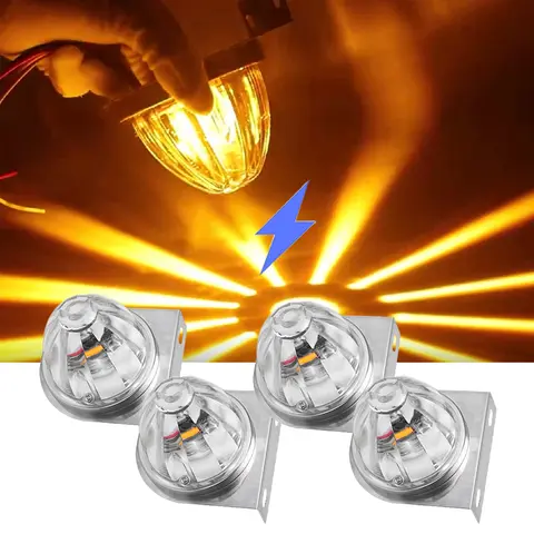 Scania LED デイライト　アンバー左右set Scania led light-AliExpress
