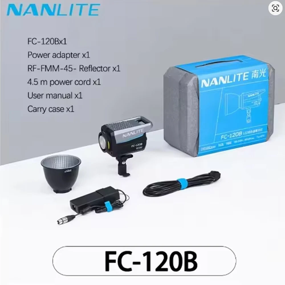Nanlite FC-60B FC-120B 78W 145W Bi-Color LED Spotlight 2700K-6500K Fotografieverlichting Invullicht voor Videostudio Buiten