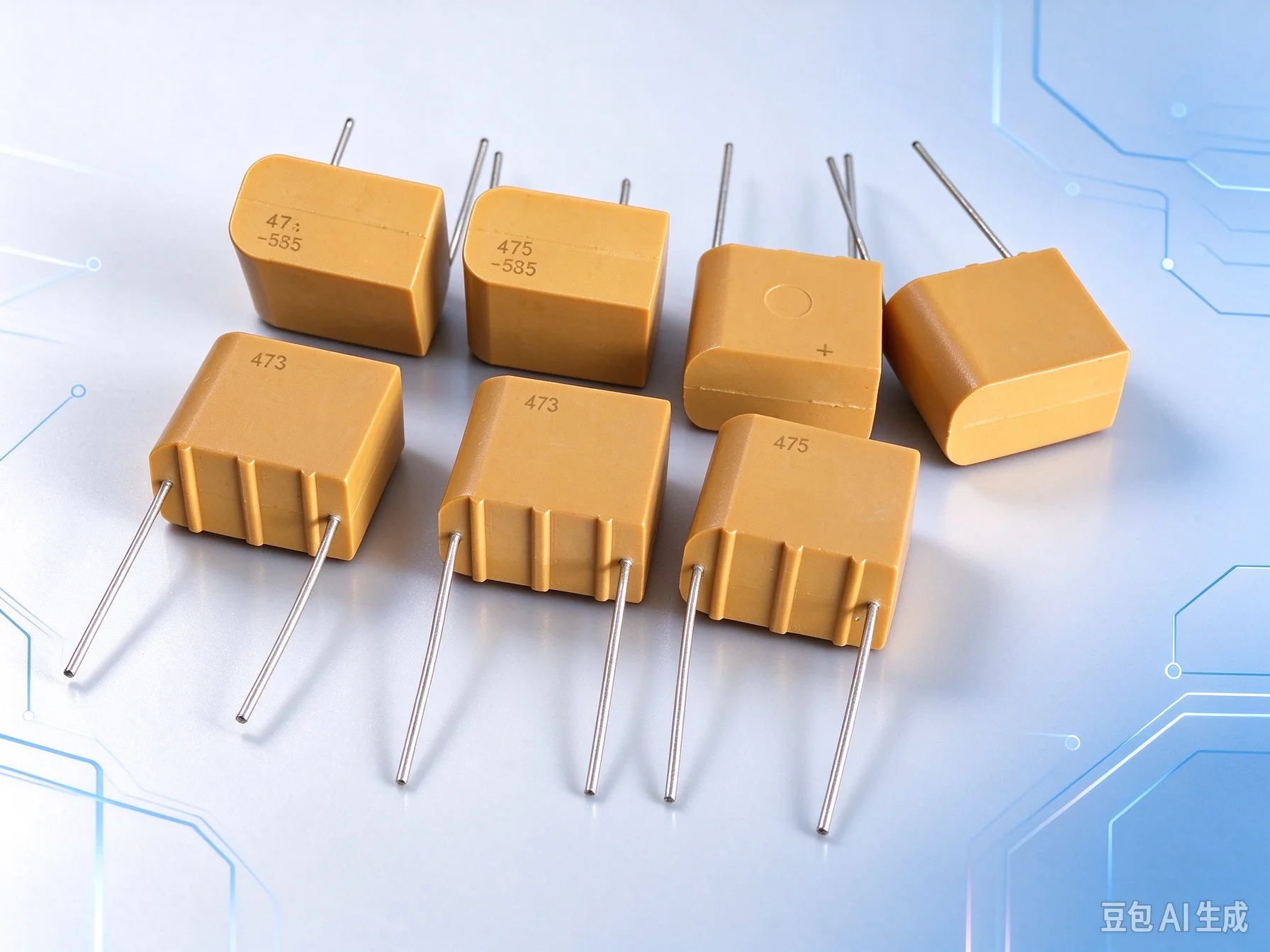 Premium for KEMET 4.7UF 50V Bakelite Tantalum Capacitor  50pcs
