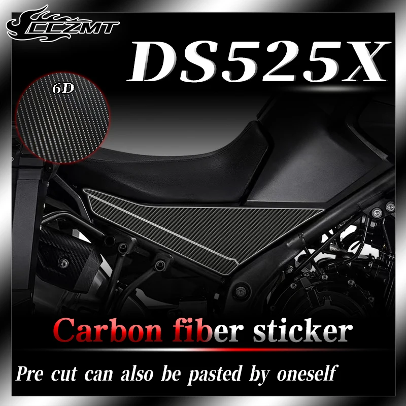 

For VOGE DS525X sticker 6D carbon fiber sticker body protection film waterproof and scratch resistant sticker modification