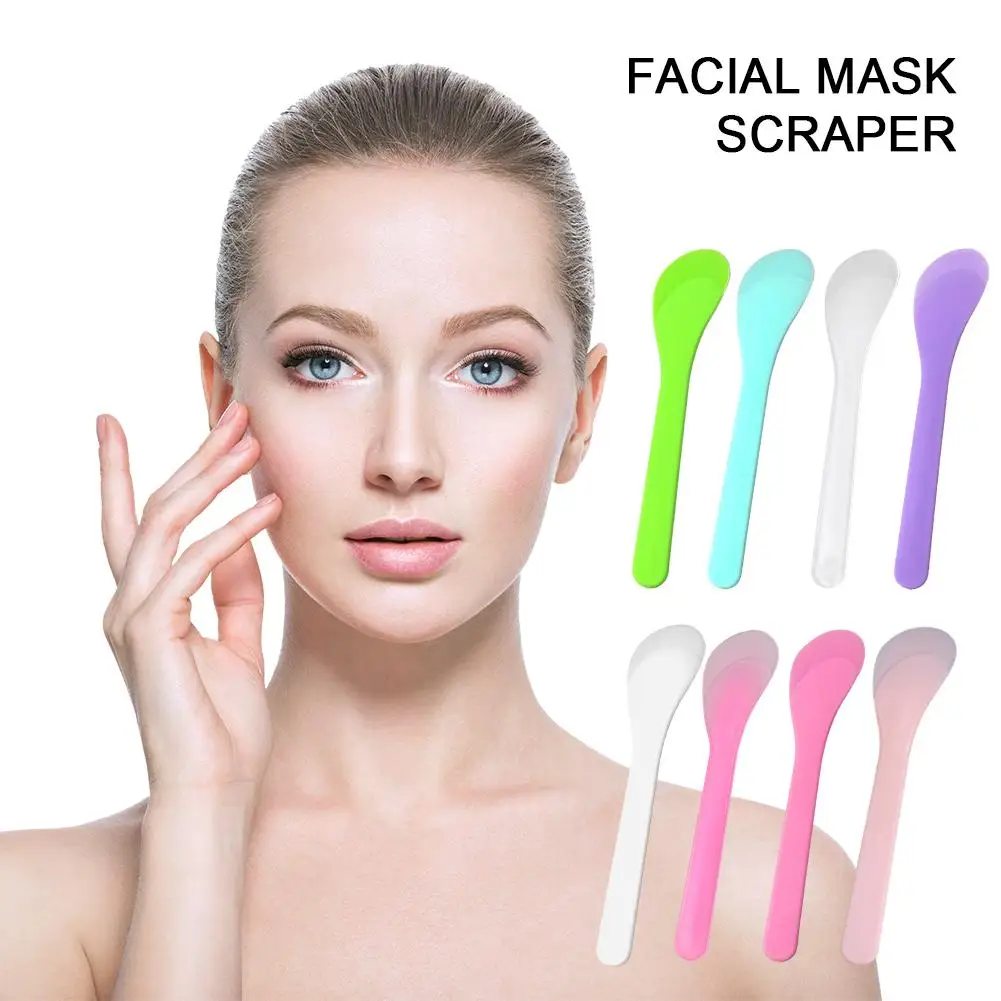 Makeup Cosmetic Spatulas Spoon Scraper Plastic Face Mask Eye Facial Cream Spoon Mixing Beauty DIY Stirring Tools Z3Y5