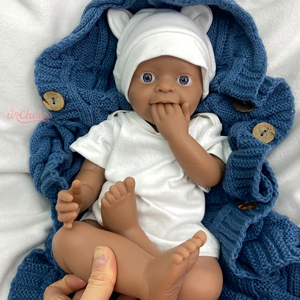 45cm Soft Lifelike Silicone Reborn Baby Boy Handmade Waterproof Adorable Film Prop Doll Perfect for Movie Scenes