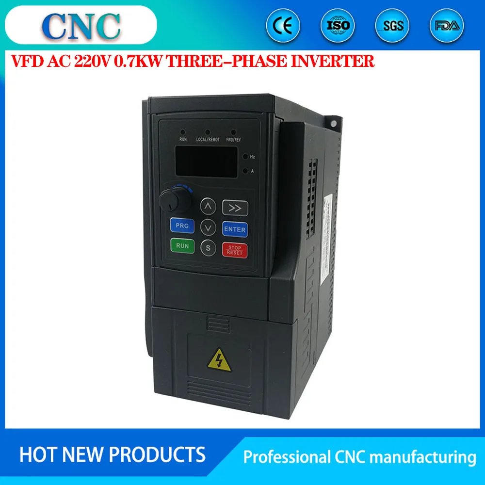 XILINZC900-2S-0.7G 0.7KW 220V Single-phase inverter input VFD 3 Phase Output Frequency Converter Adjustable Speed 1500W 220V Inv