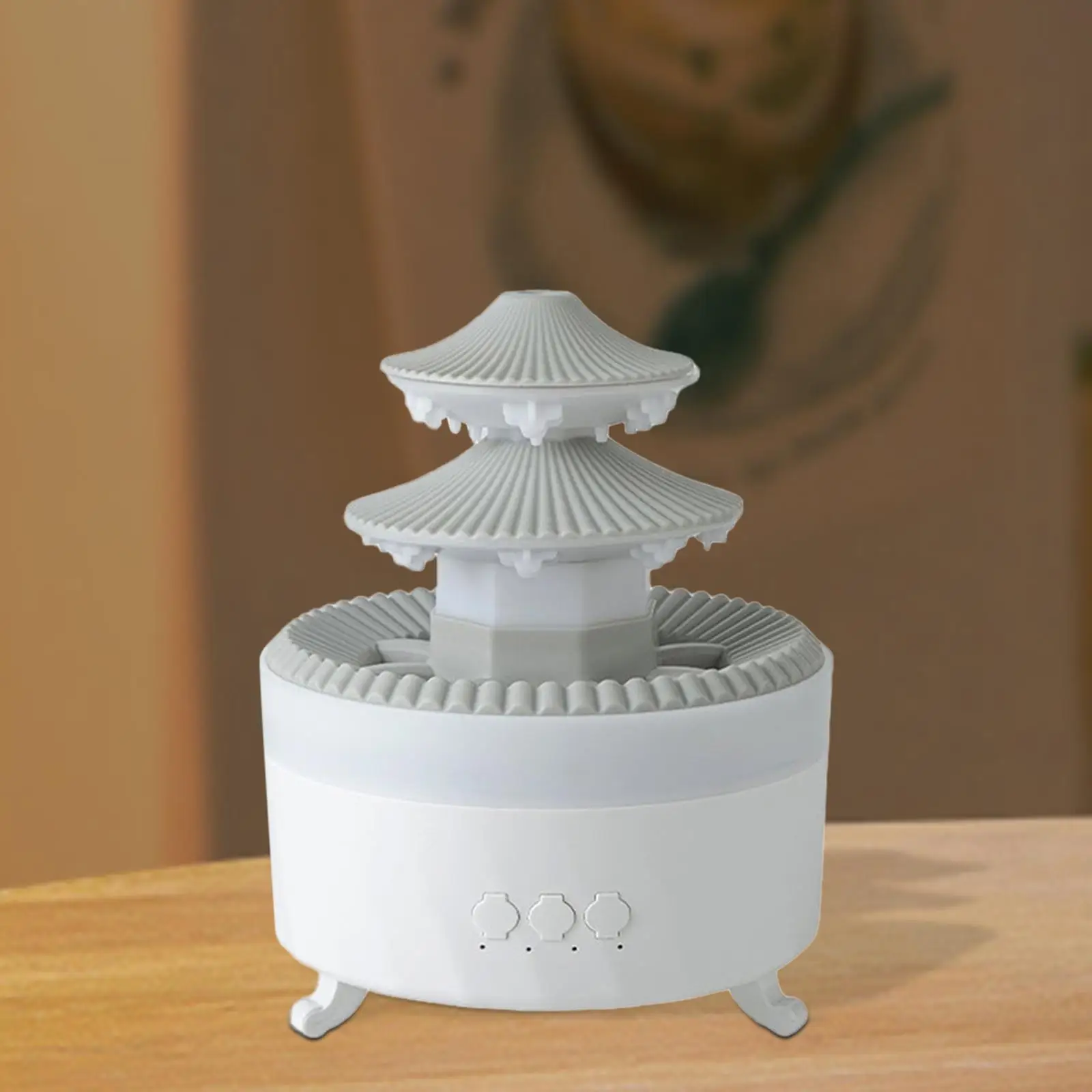 Raindrop Humidifier Essential Oil Humidifier สําหรับห้องนั่งเล่นเดสก์ท็อปสํานักงาน